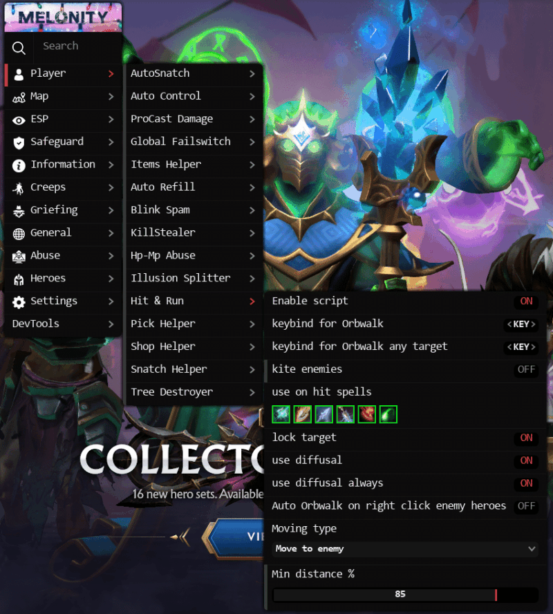 Melonity Dota 2 Software Tool