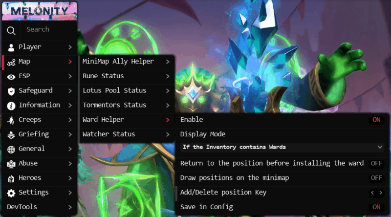Melonity Dota 2 Software Tool
