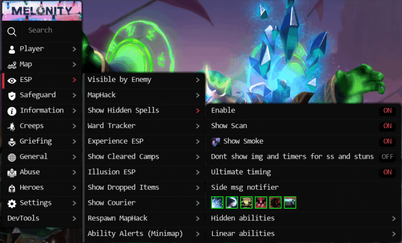 Melonity Dota 2 Software Tool