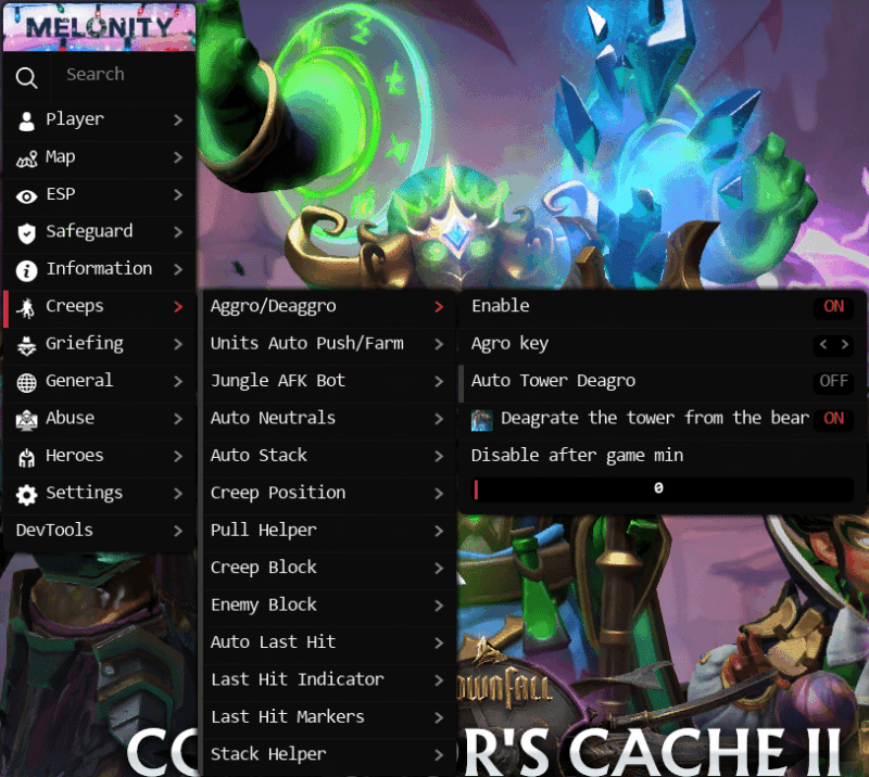 Melonity Dota 2 Software Tool