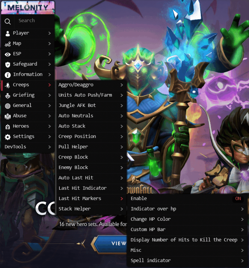 Melonity Dota 2 Software Tool