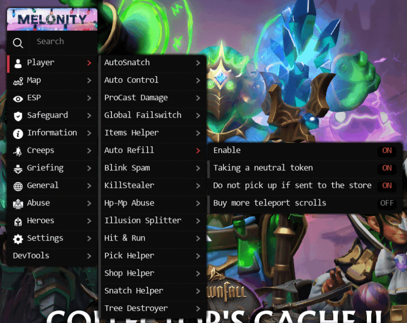 Melonity Dota 2 Software Tool
